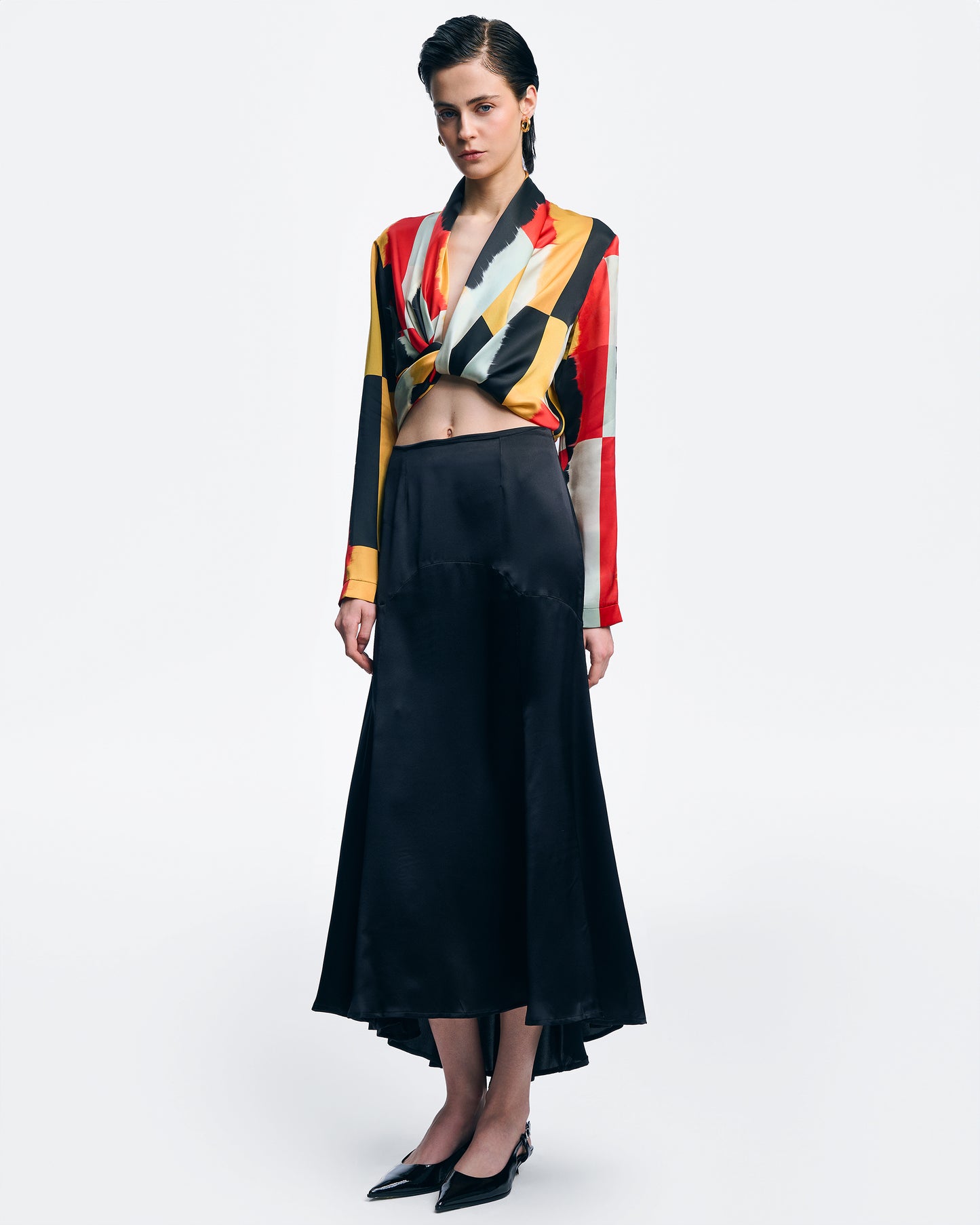 Frida silk skirt