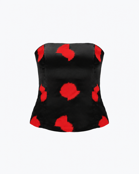 Tamara silk corset