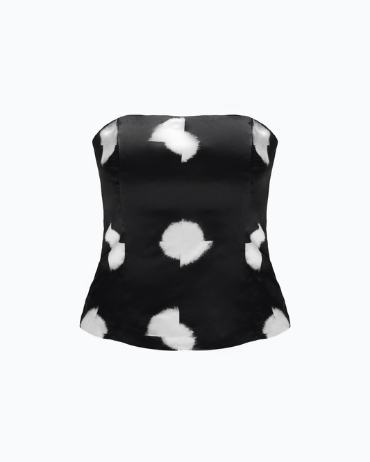 Tamara silk corset