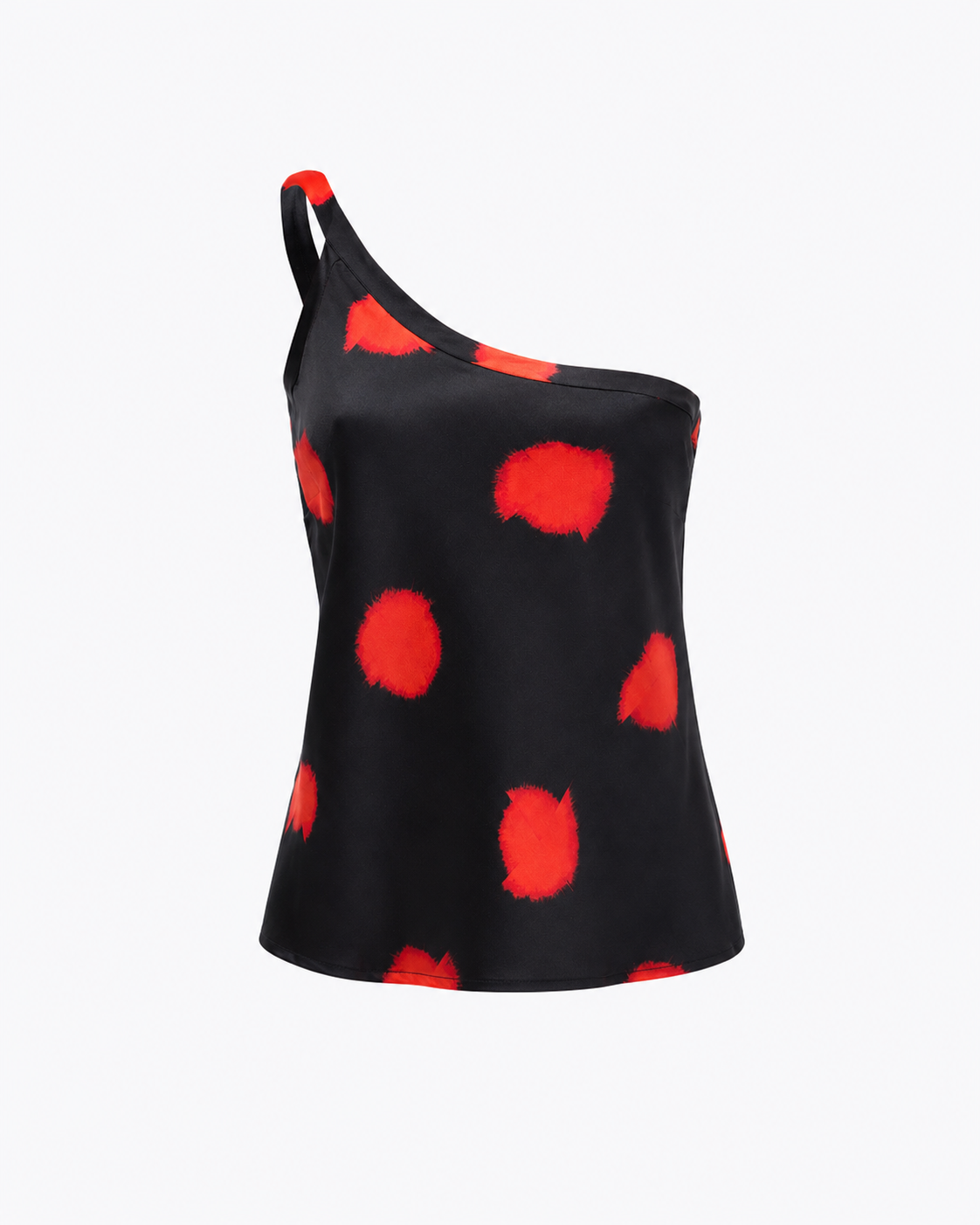 Eli one-shoulder silk top